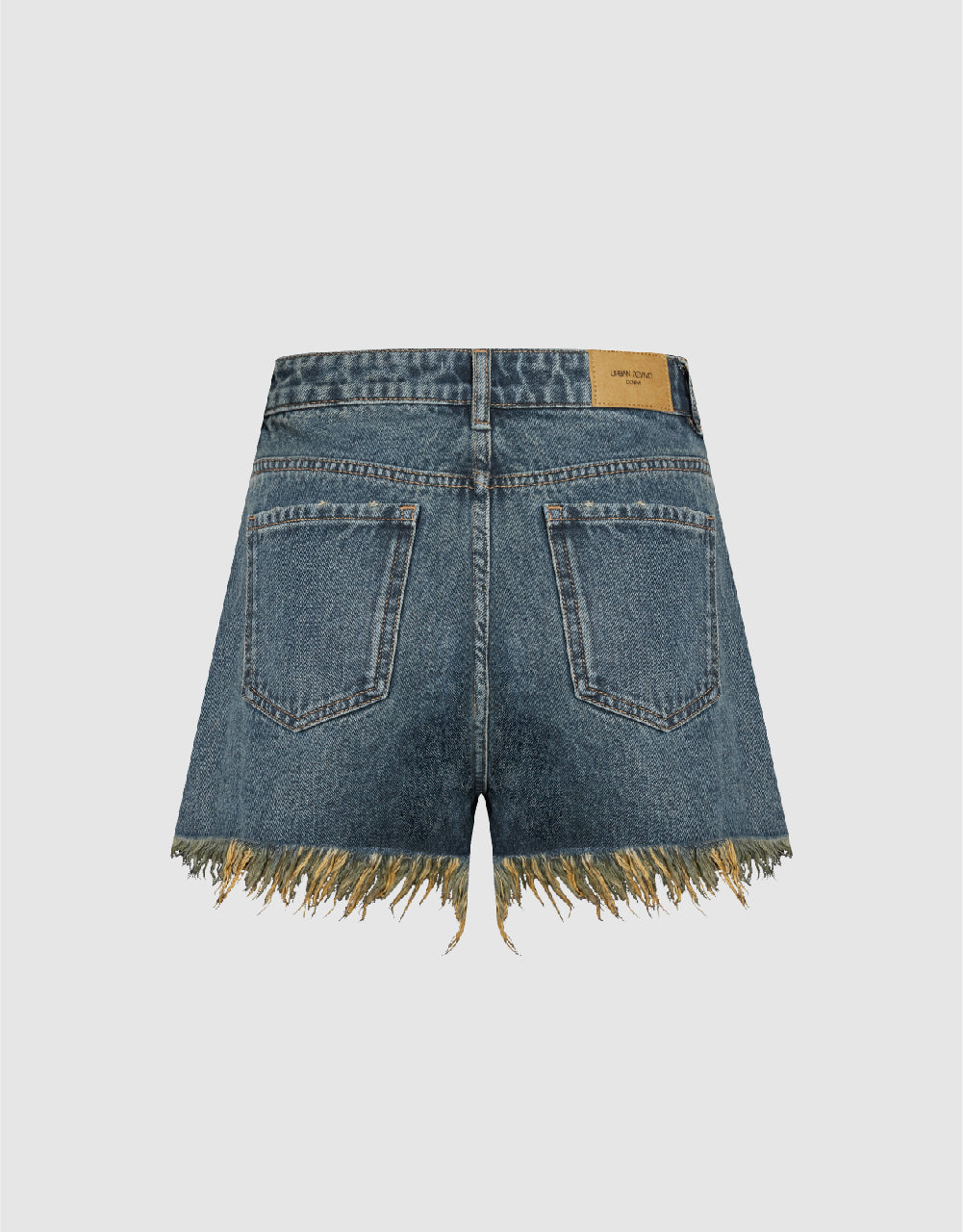 Raw Hem Denim Shorts