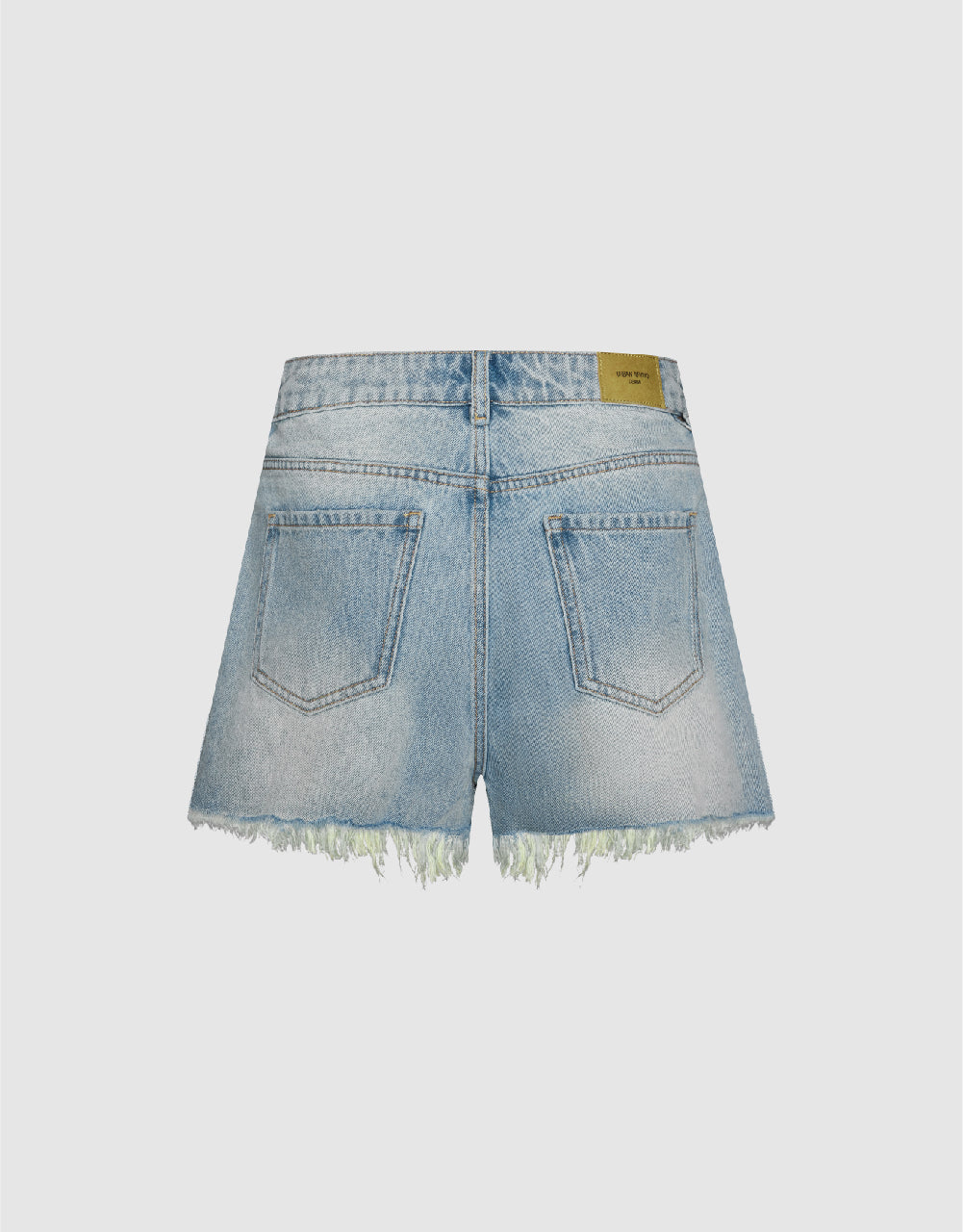 Raw Hem Denim Shorts