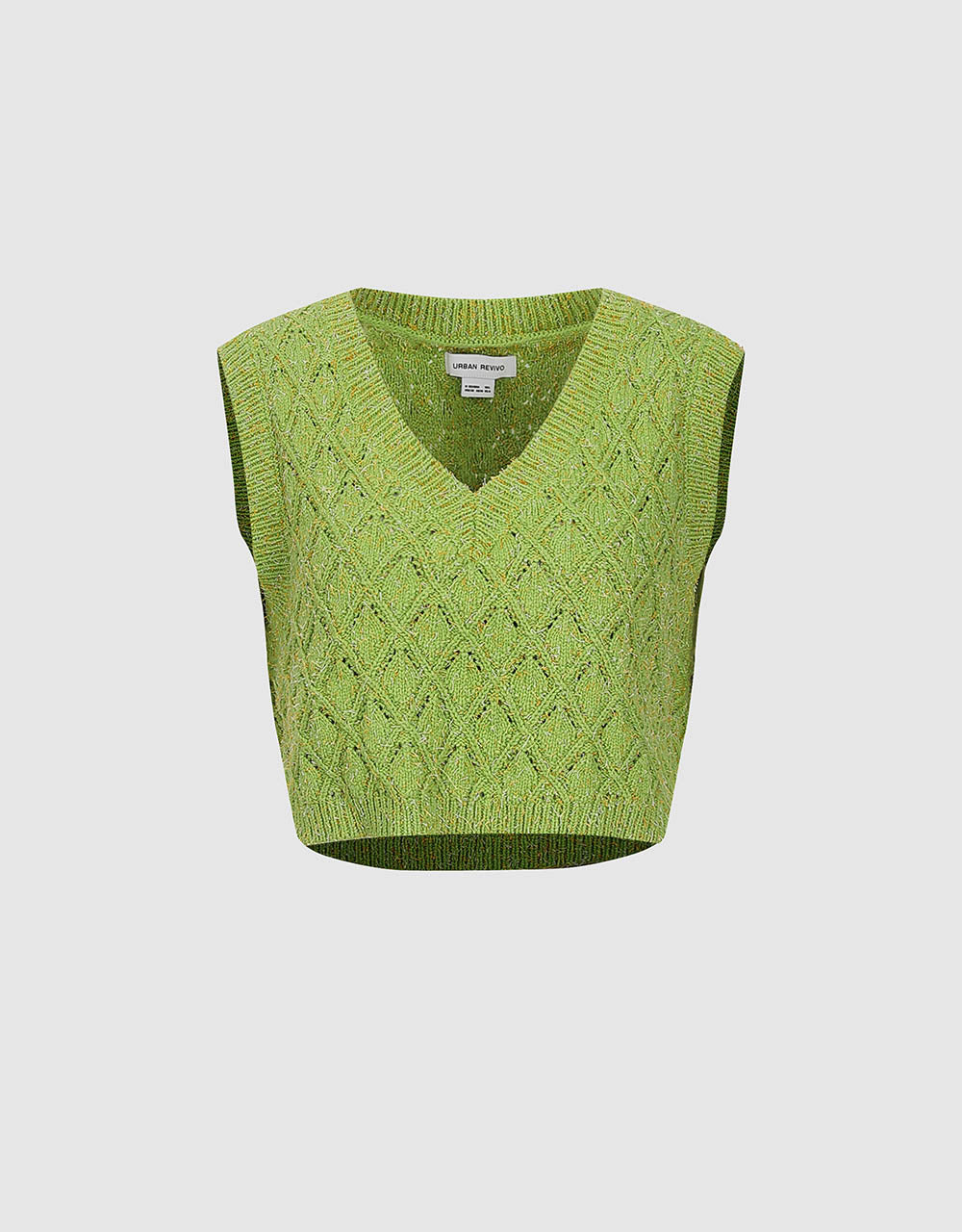 V-Neck Knitted Vest