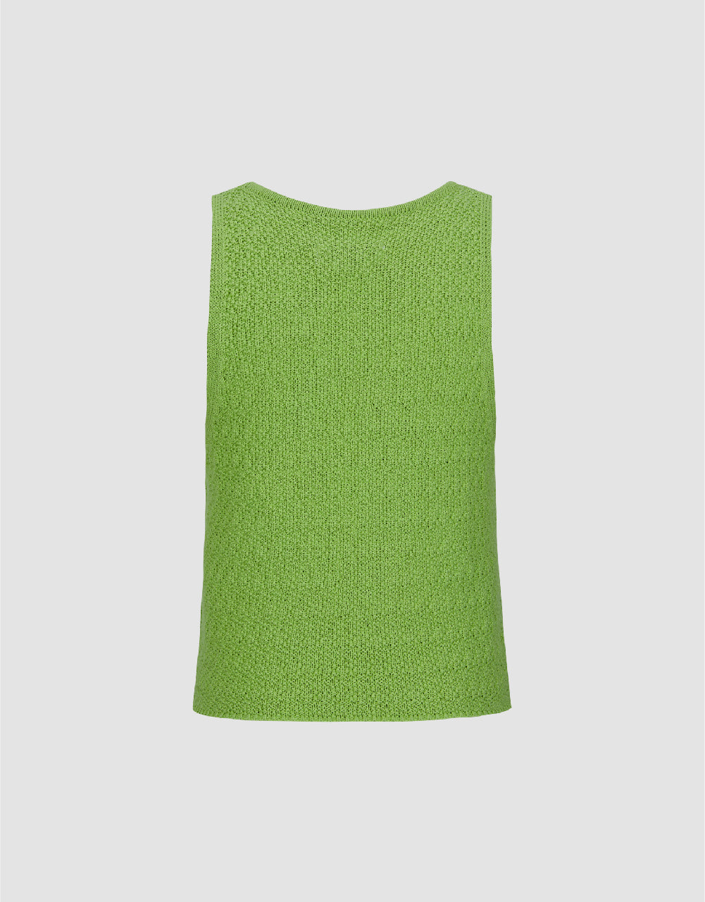 Crew Neck Knitted Tank Top