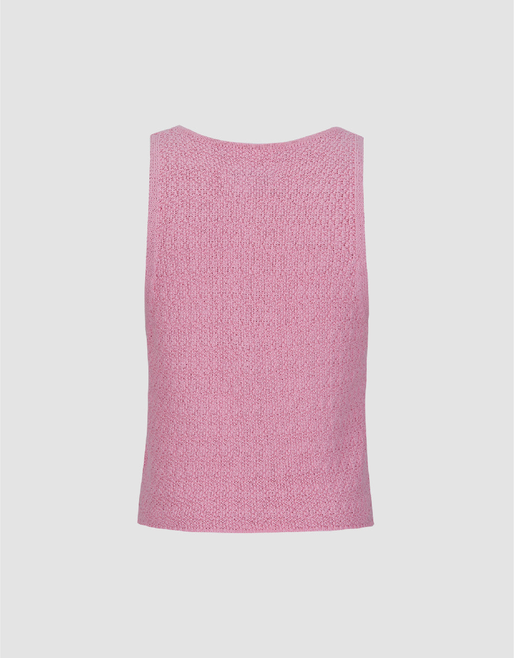 Crew Neck Knitted Tank Top