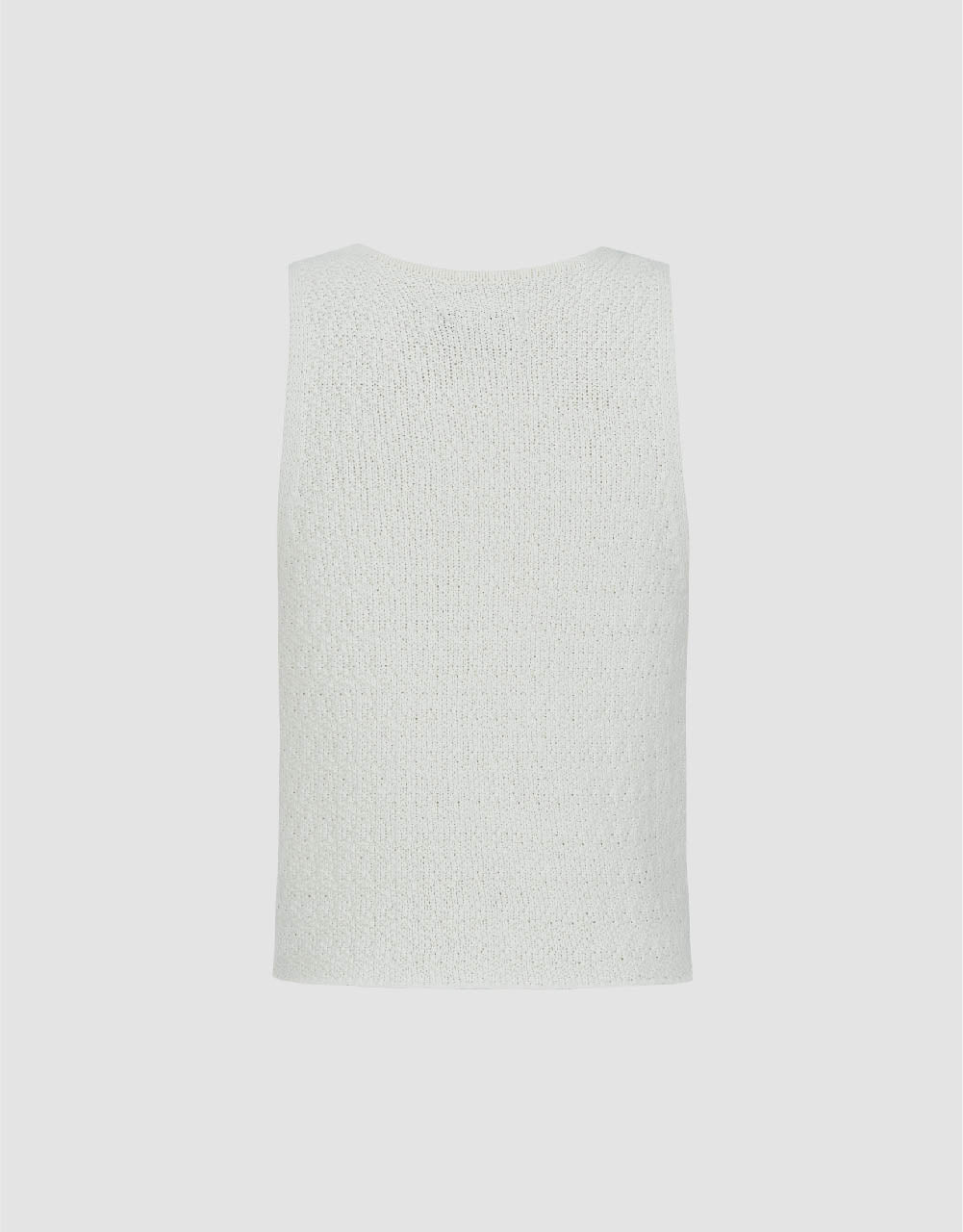 Crew Neck Knitted Tank Top