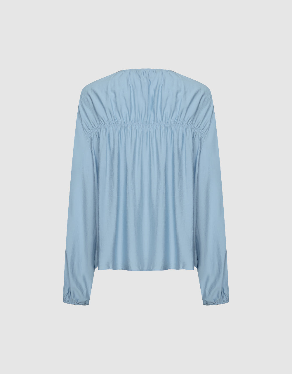 Tie Front Loose Overhead Shirt