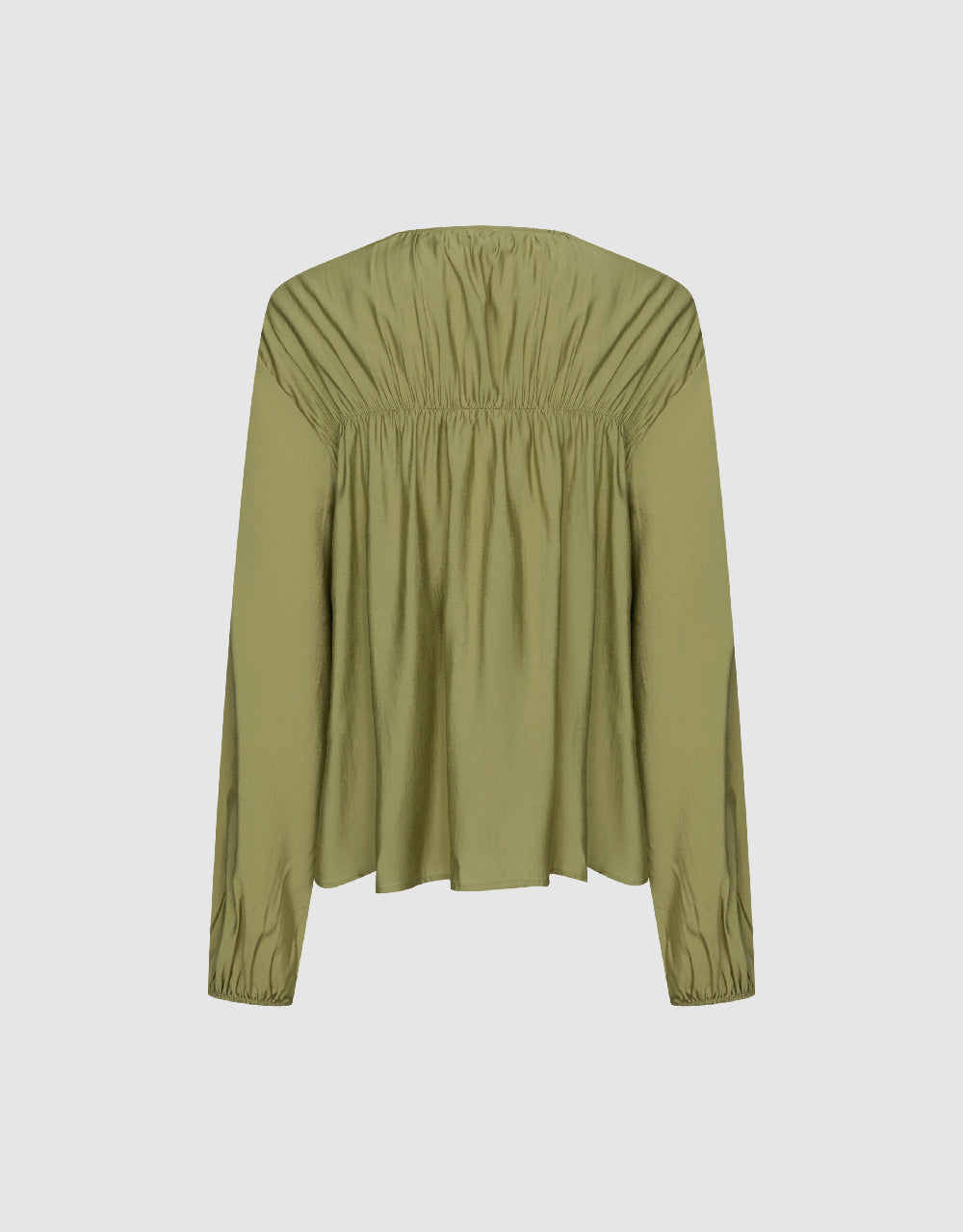 Tie Front Loose Overhead Shirt