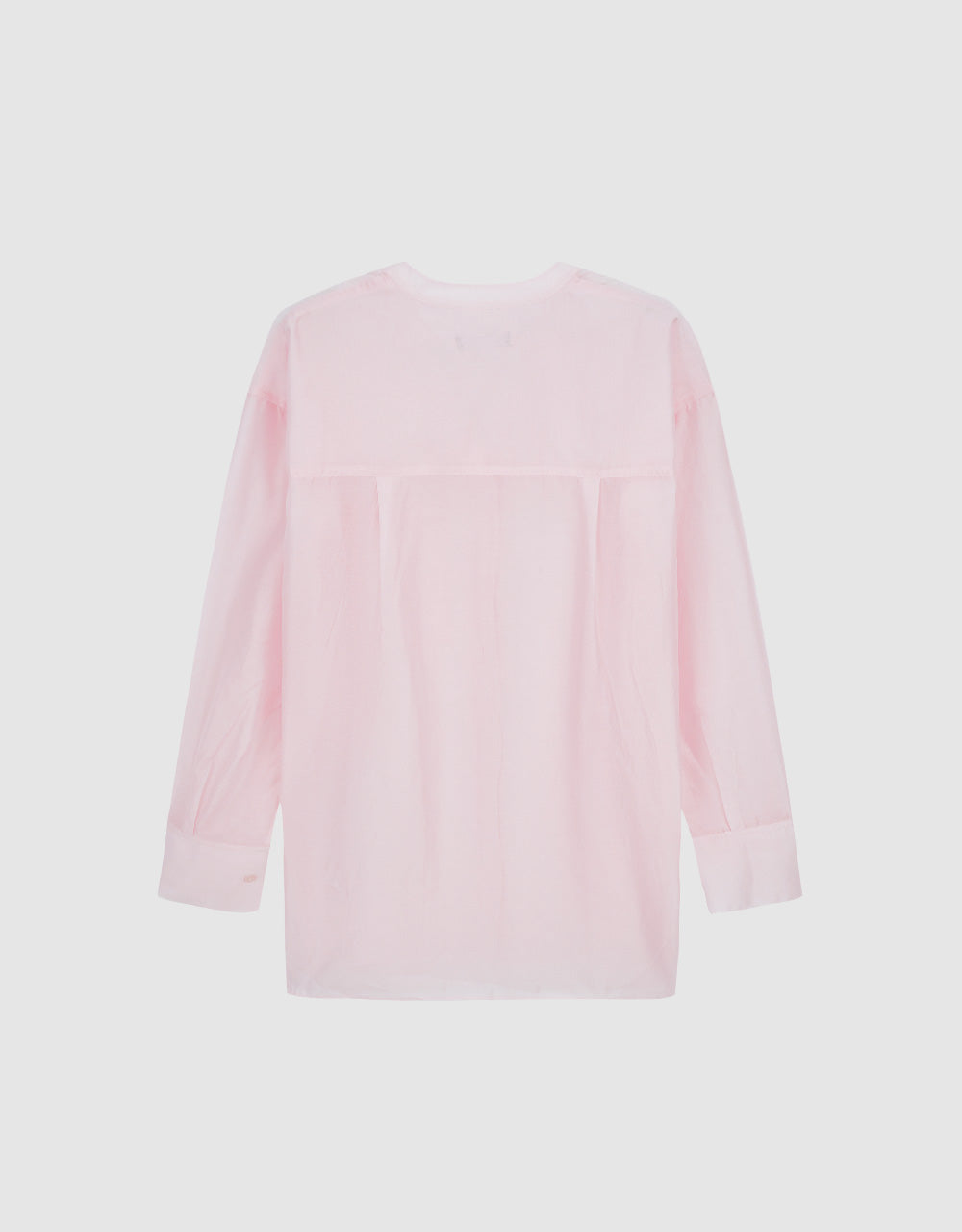 Notch Neck Oversized Shirt