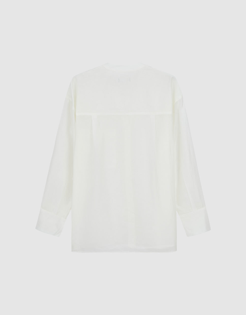 Notch Neck Oversized Shirt