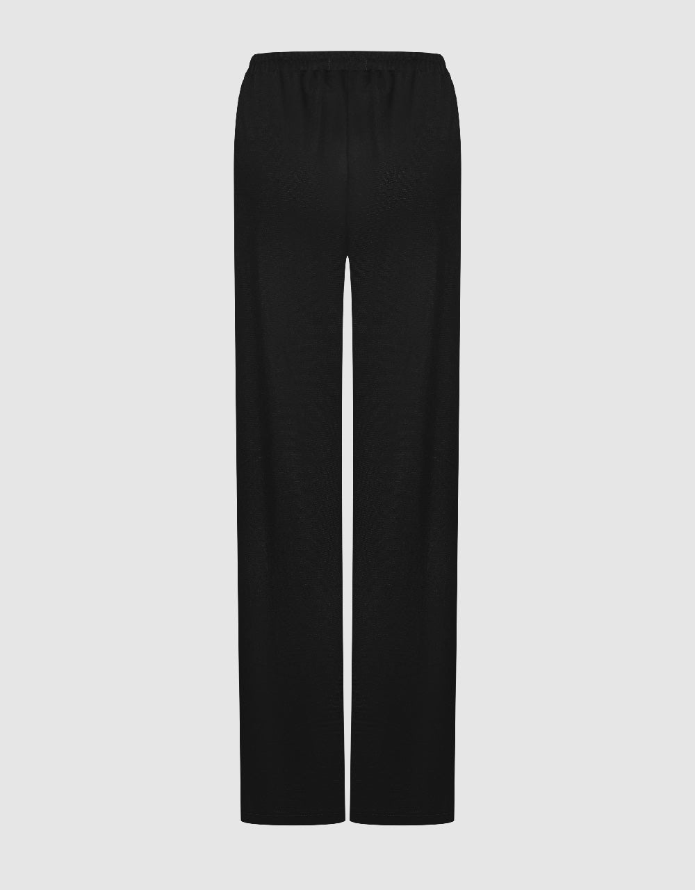 Elastic Waist Wide-Leg Pants