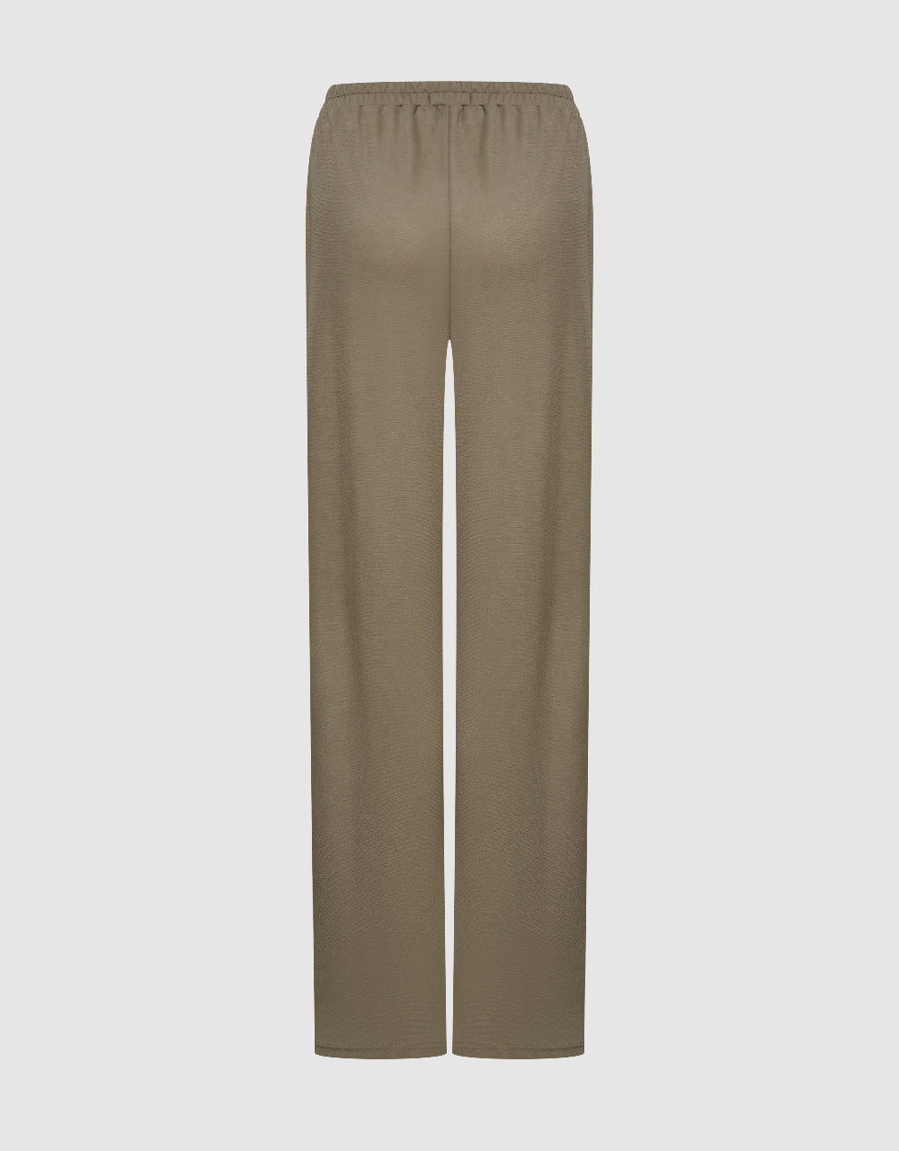 Elastic Waist Wide-Leg Pants