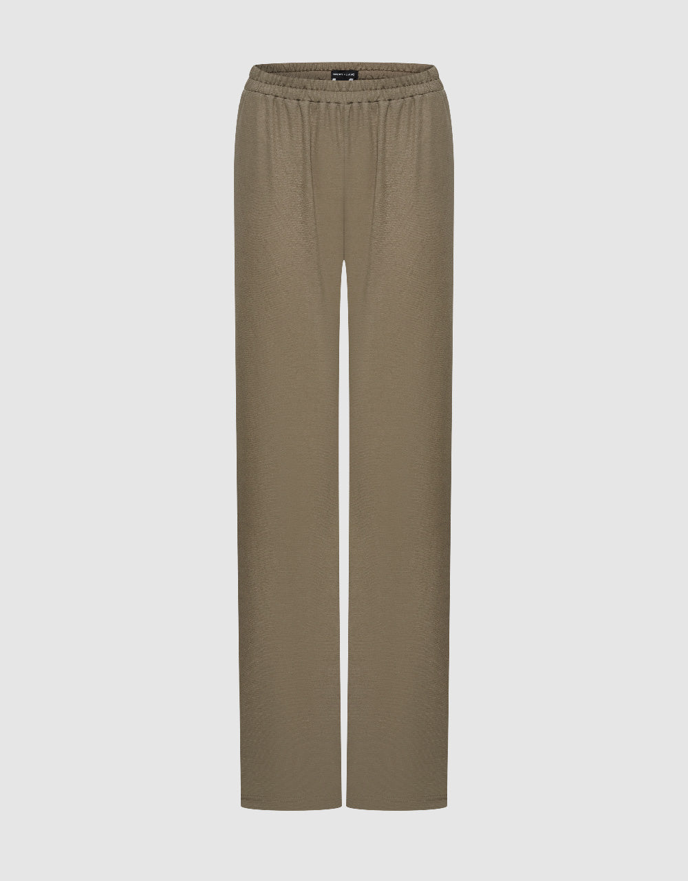 Elastic Waist Wide-Leg Pants