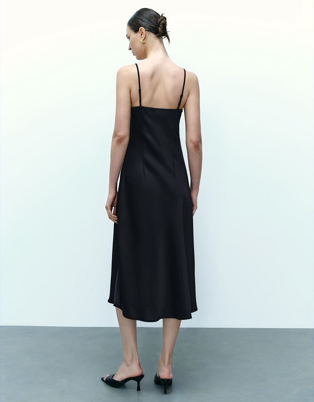 Square-cut A-Line Dress