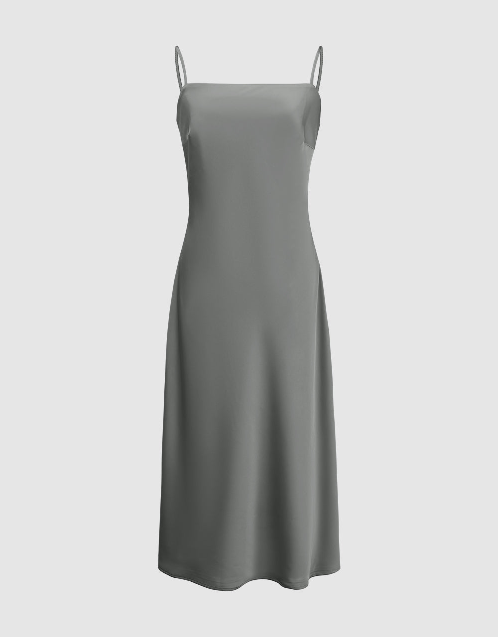 Square-cut A-Line Dress