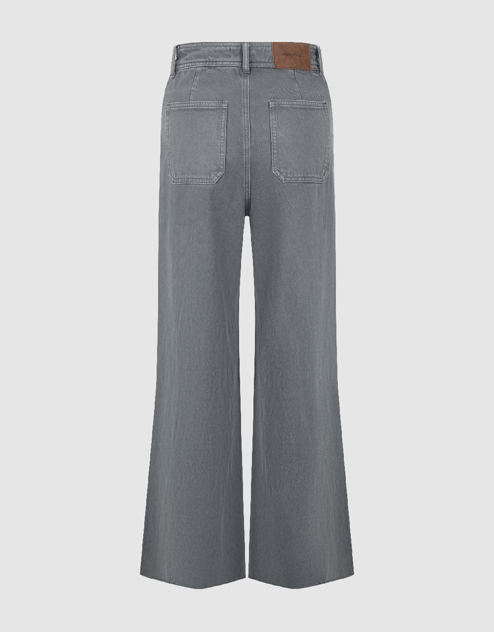 Front Pocket Wide-Leg Jeans