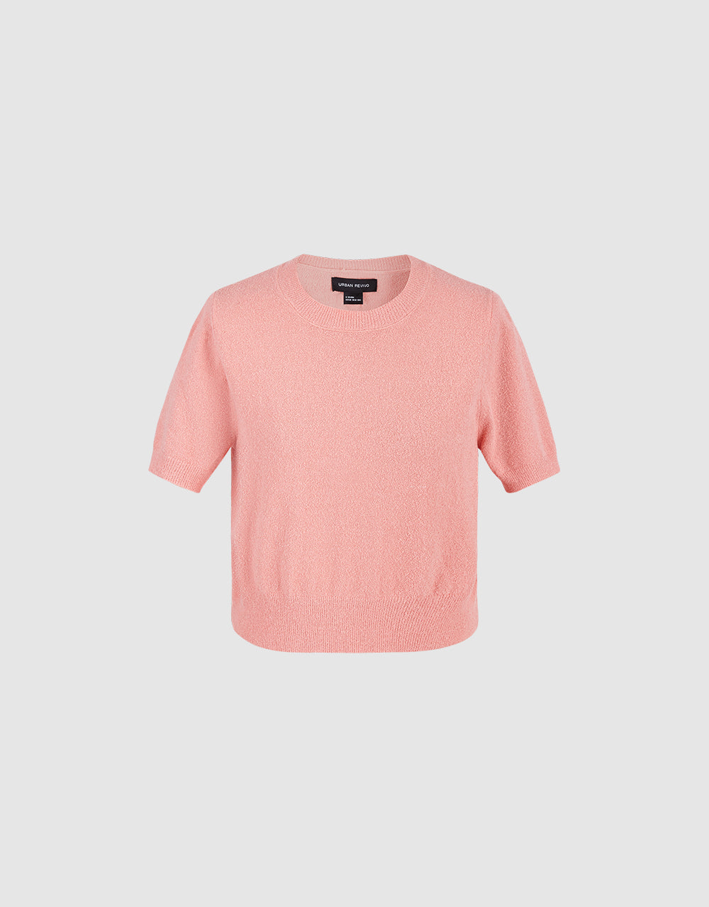 Crew Neck Knitted T-Shirt