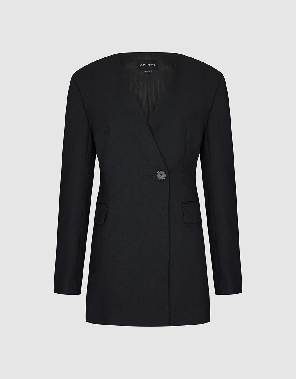 Surplice Front Tailored Blazer