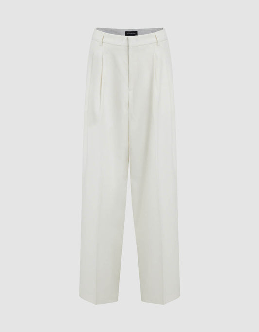 Tailored Wide-Leg Pants