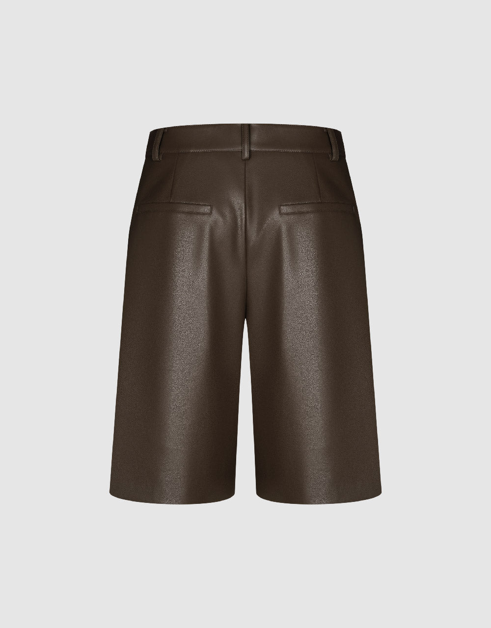 Vegan Leather Shorts