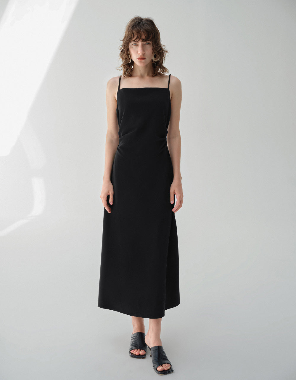 Ruched A-Line Dress