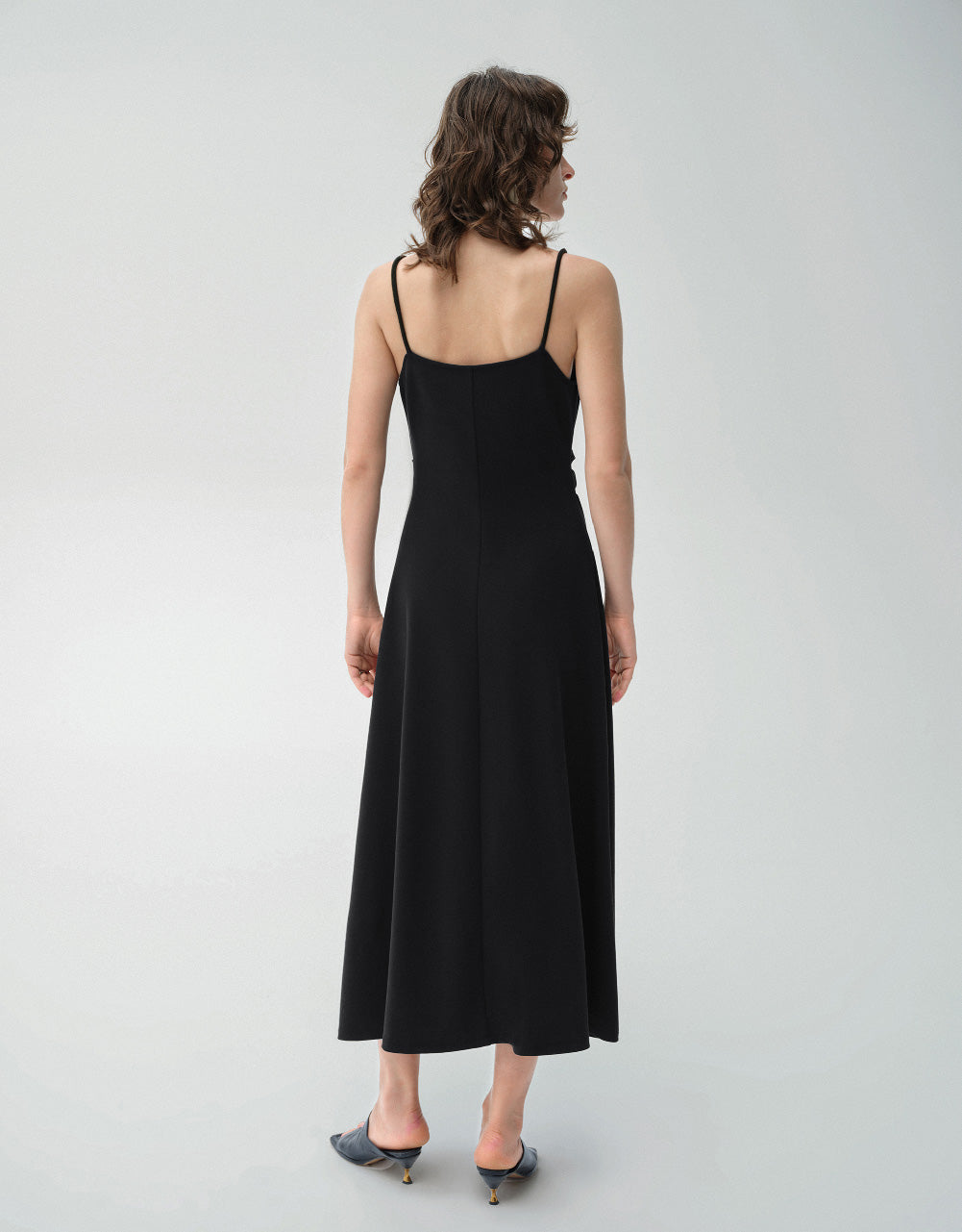 Ruched A-Line Dress