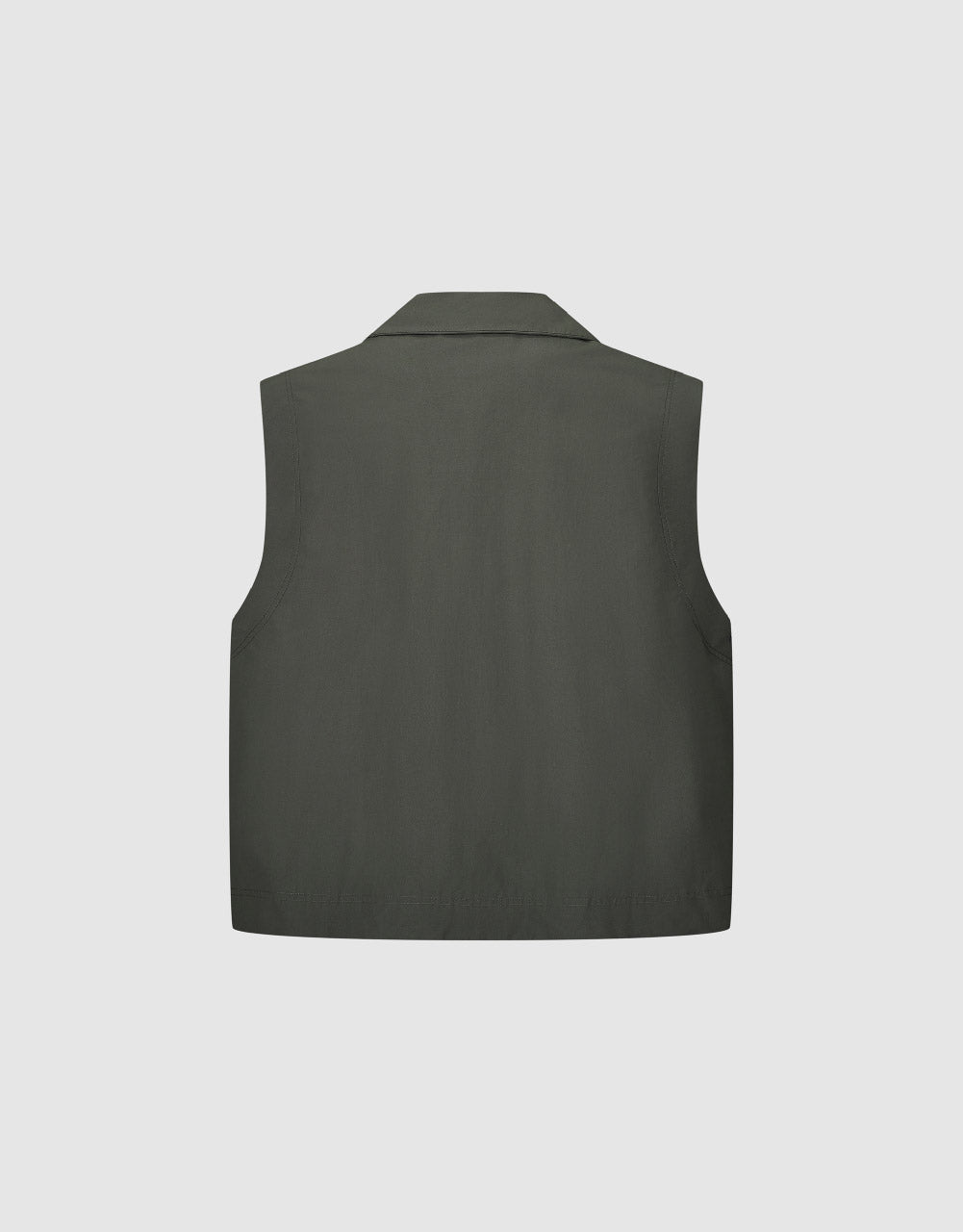 Stand Collar Straight Waistcoat