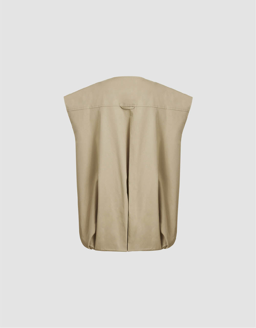 Crew Neck Straight Waistcoat