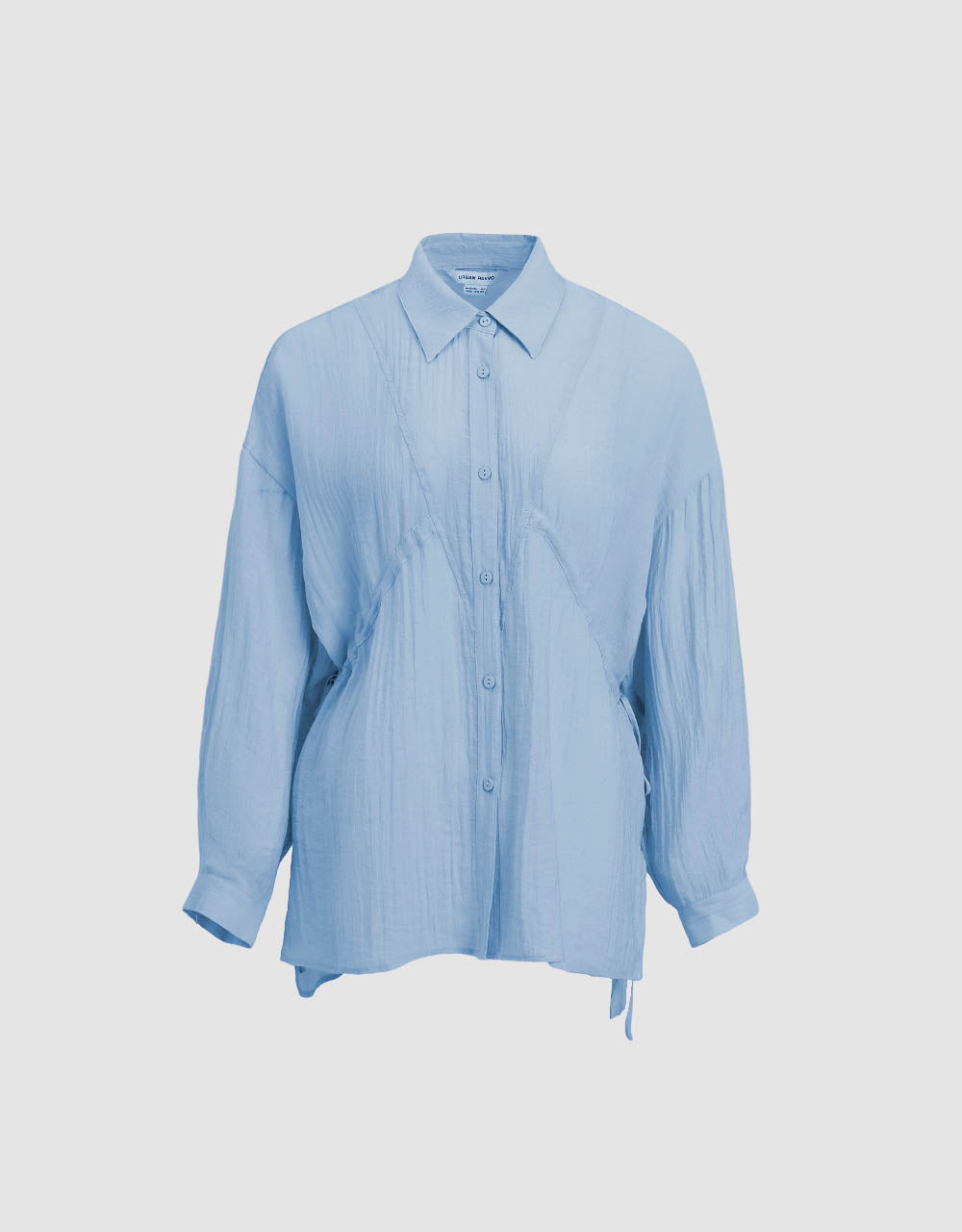 Button Up Loose A-Line Shirt