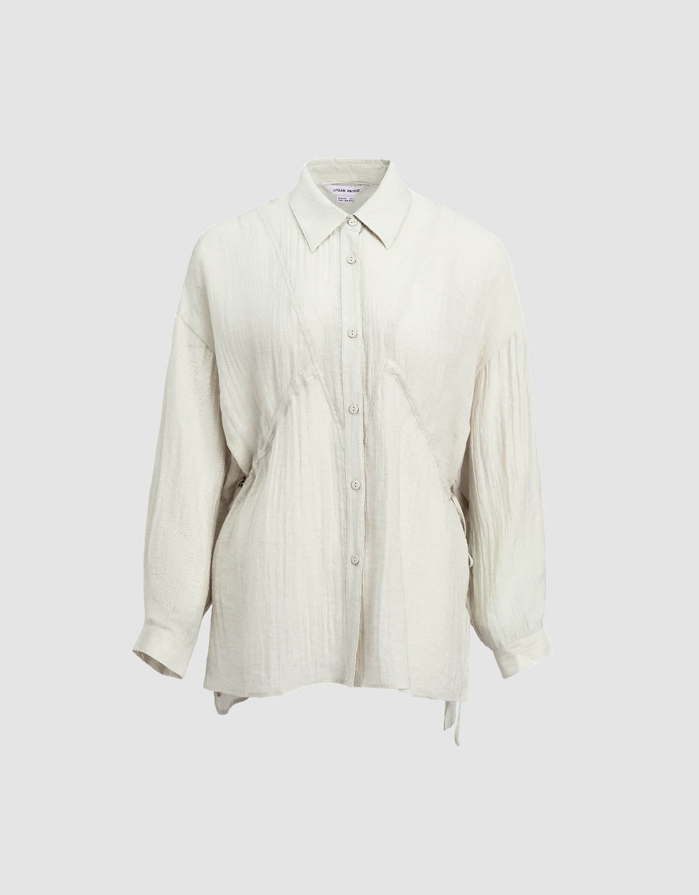 Button Up Loose A-Line Shirt