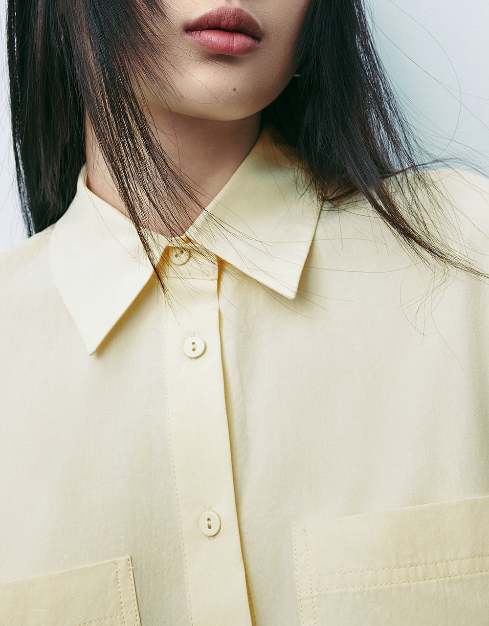 Button Up Straight Shirt