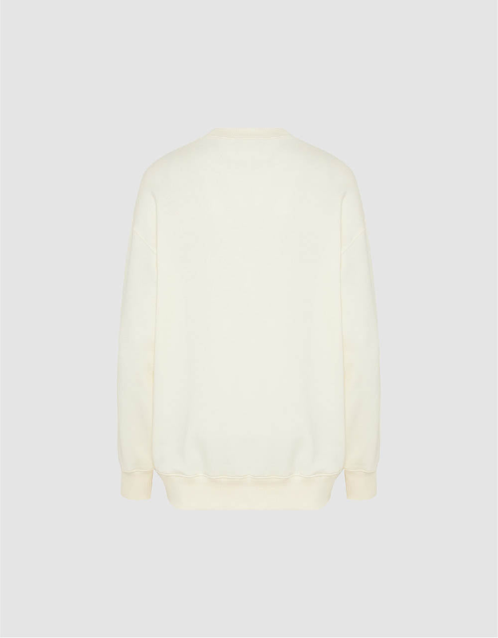 Letter Embossed Crew Neck Loose T-Shirt