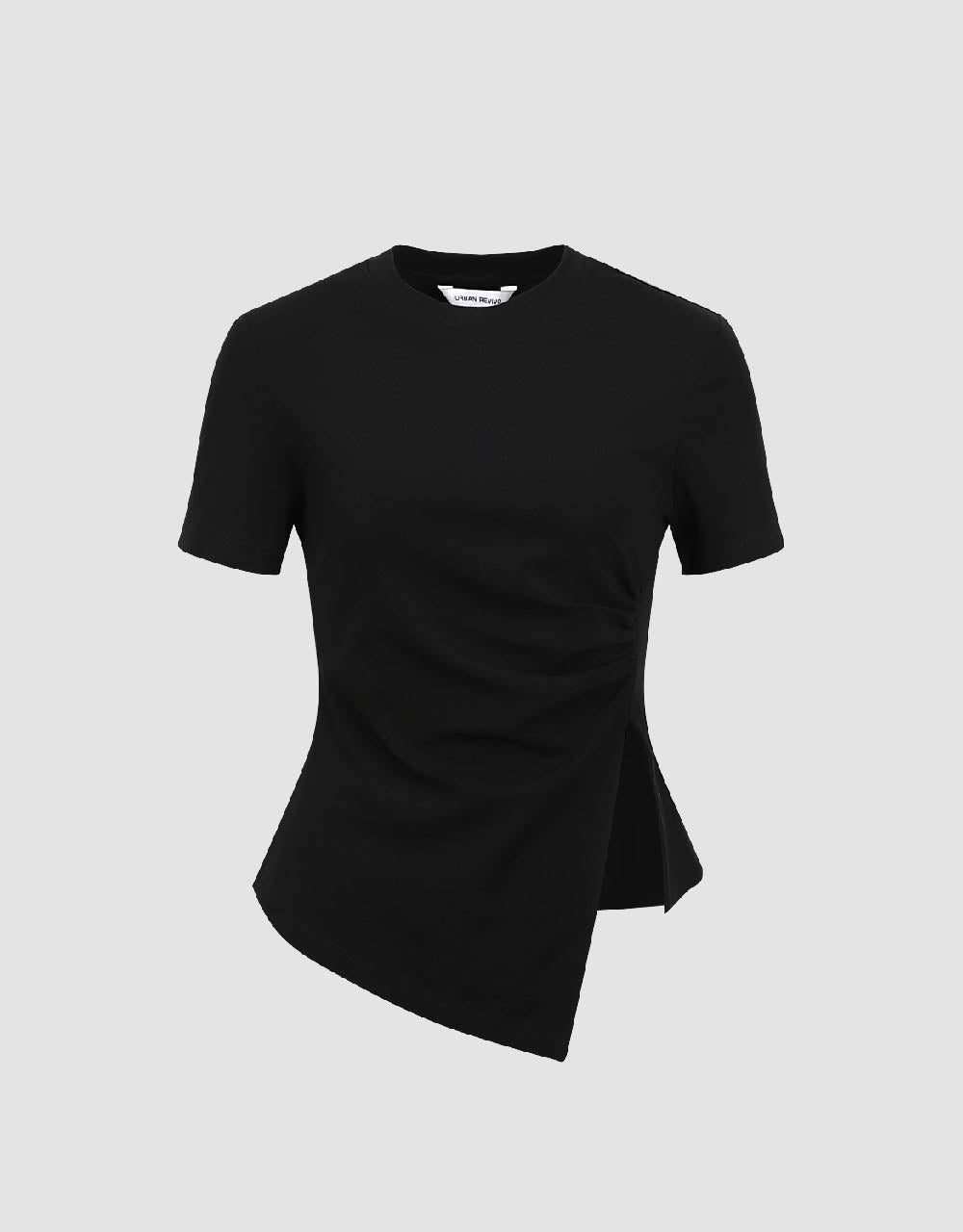 Split Hem Crew Neck Skater T-Shirt