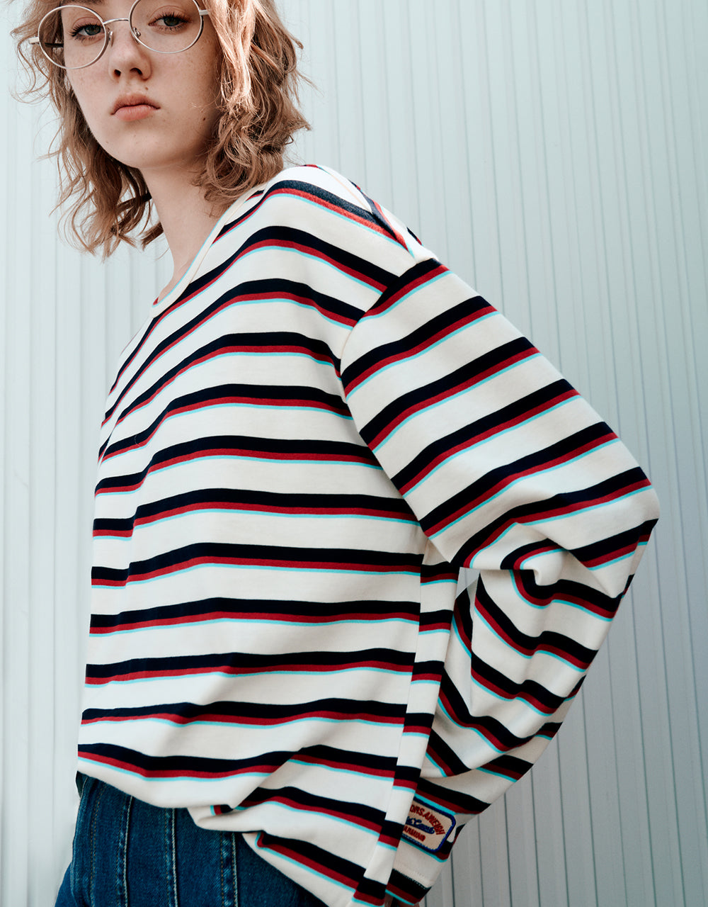 Striped Crew Neck T-Shirt