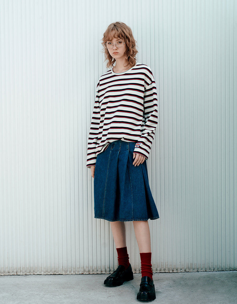 Striped Crew Neck T-Shirt