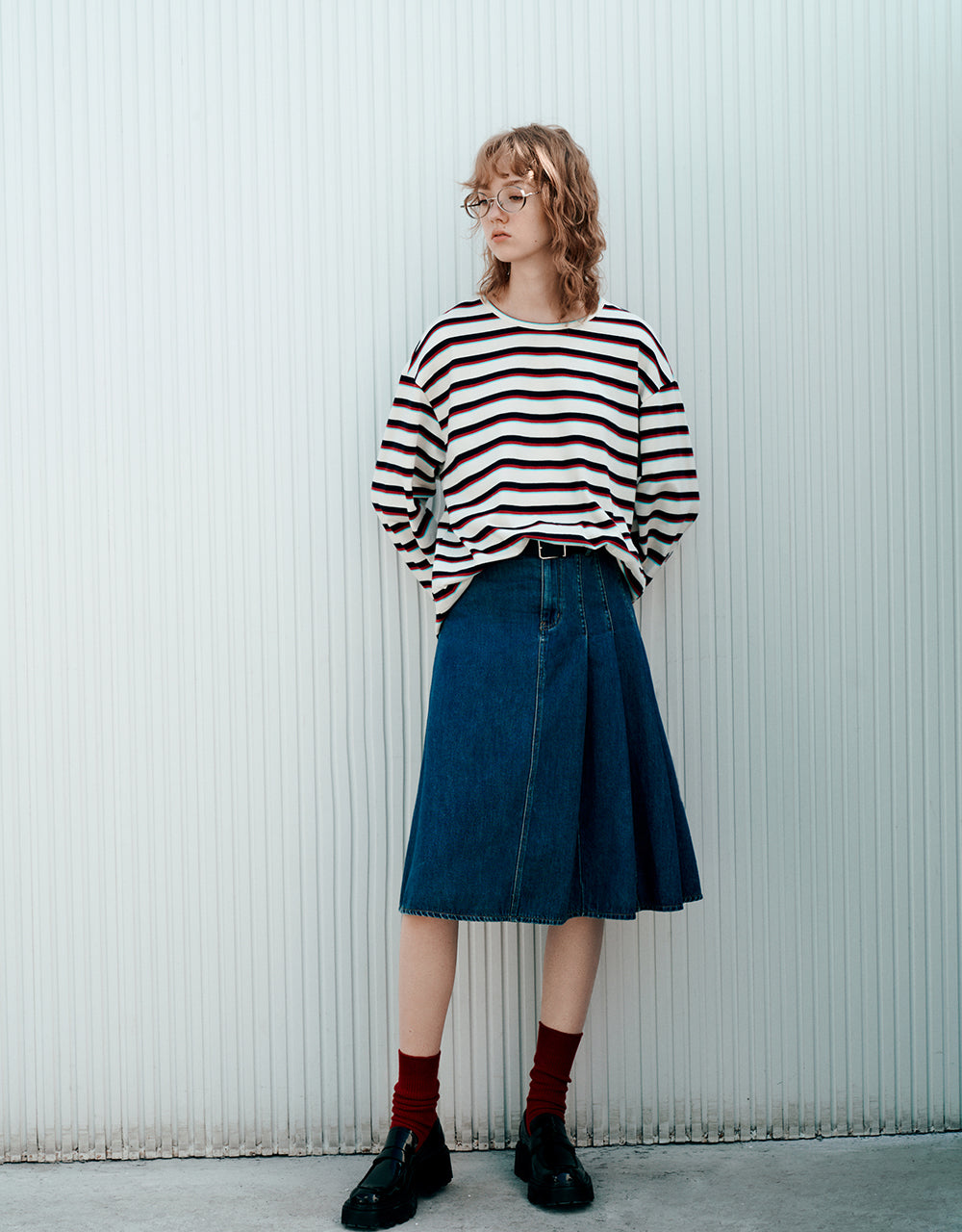 Striped Crew Neck T-Shirt