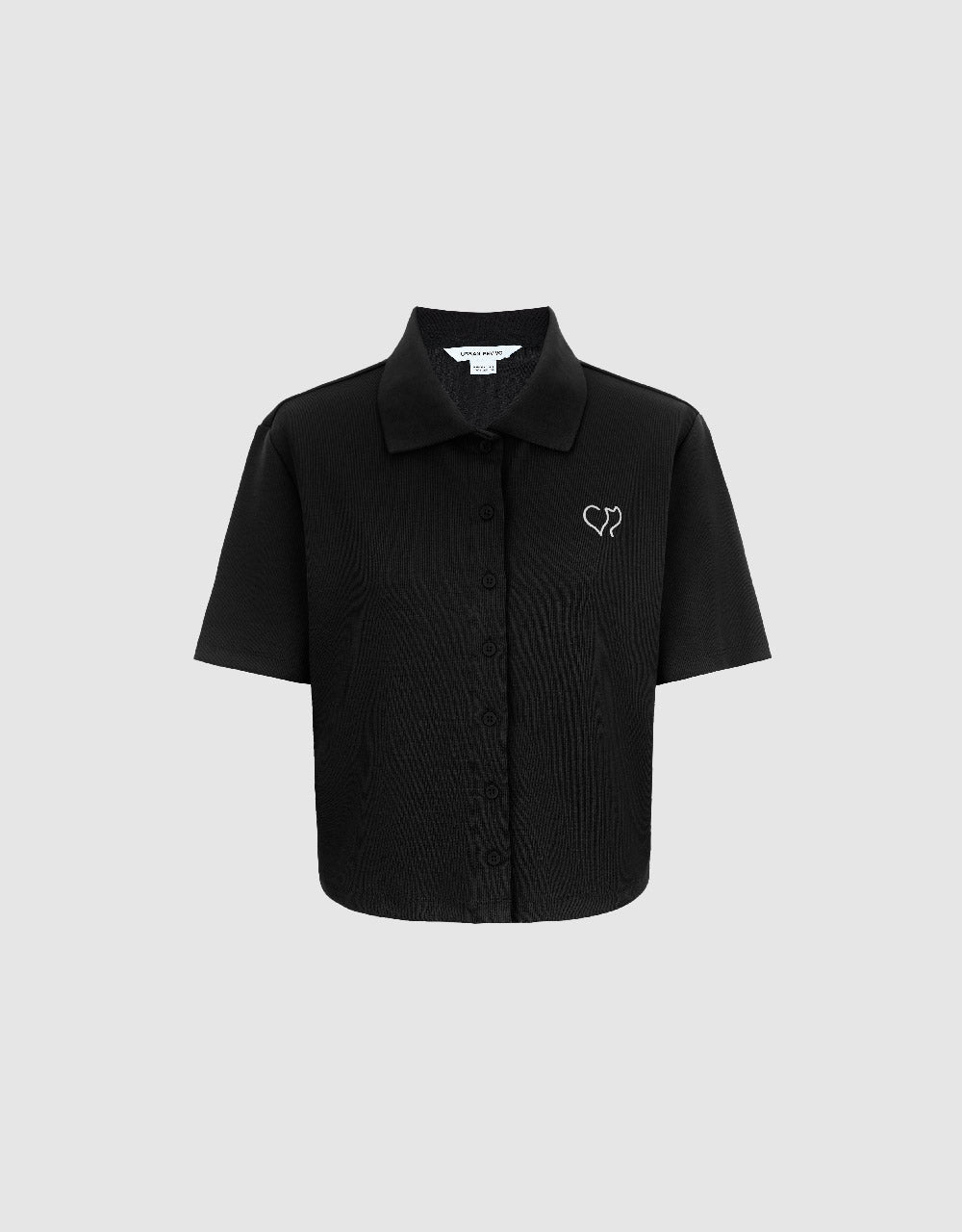 Button Up Polo T-Shirt