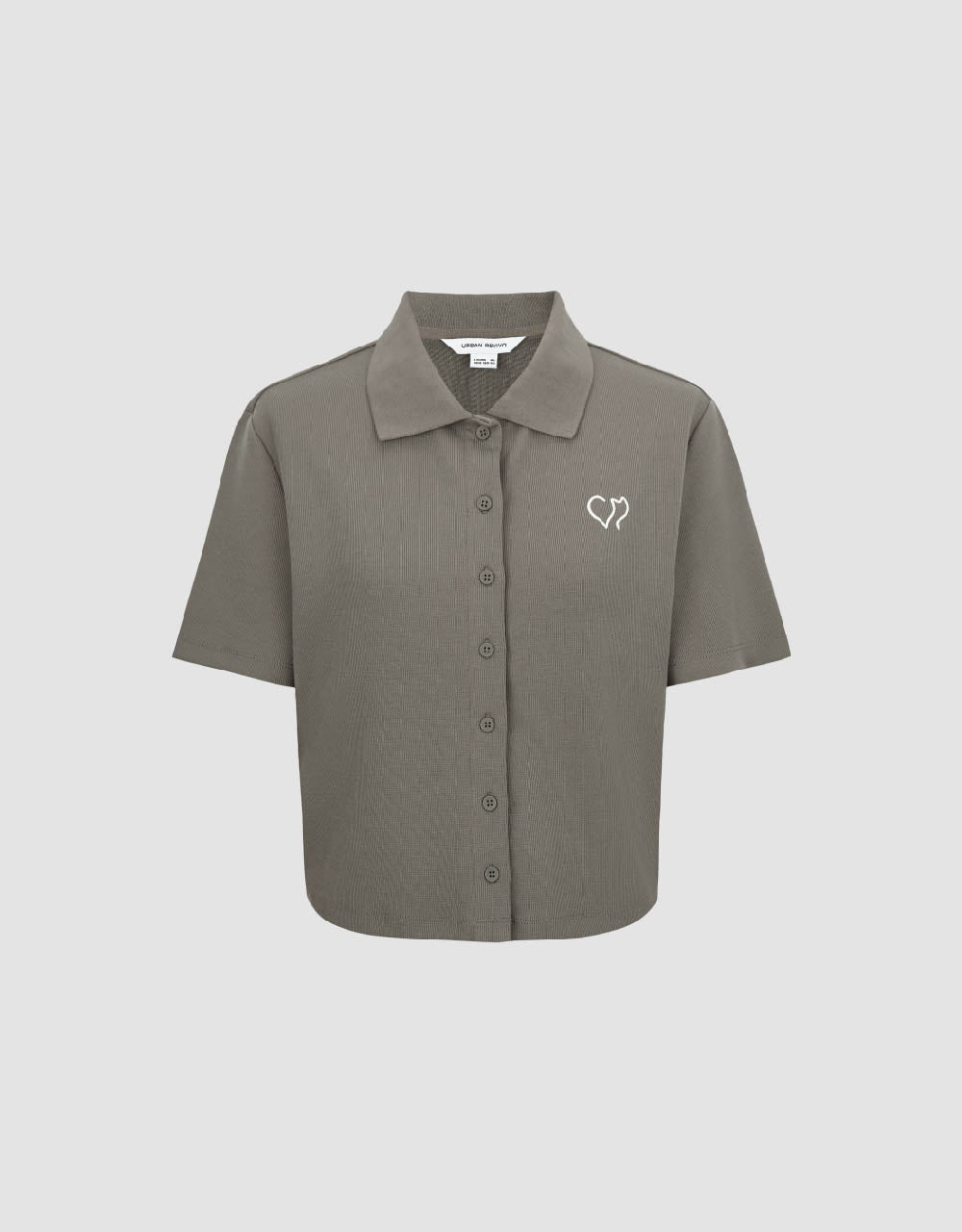 Button Up Polo T-Shirt