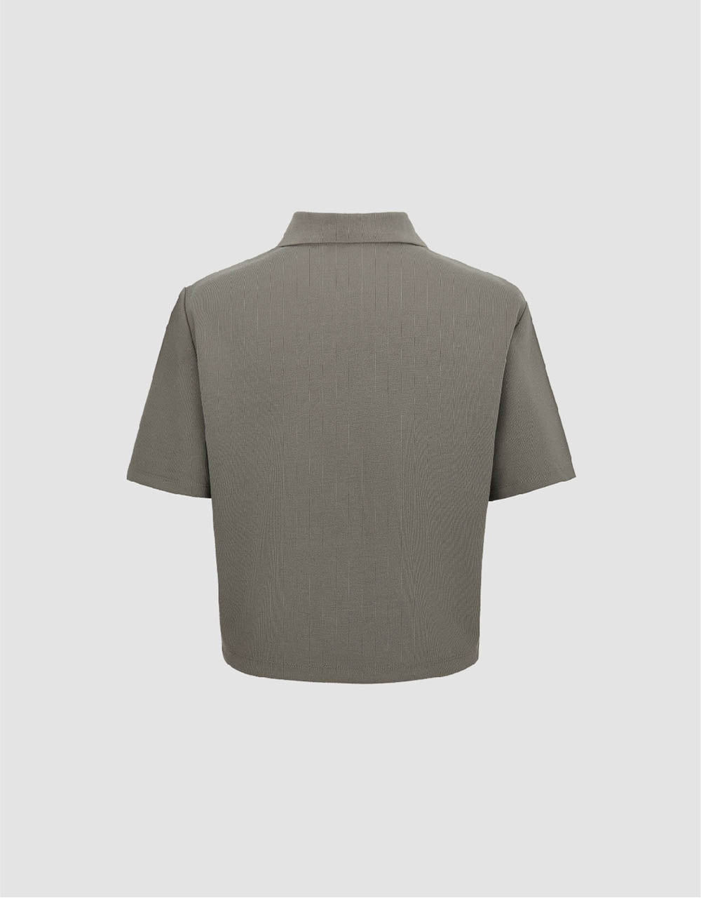 Button Up Polo T-Shirt