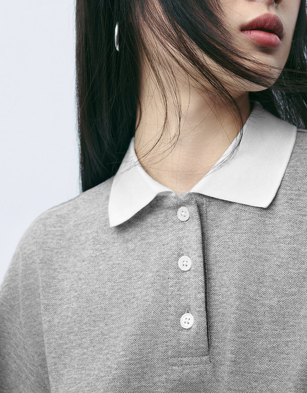 Button Half Placket T-Shirt