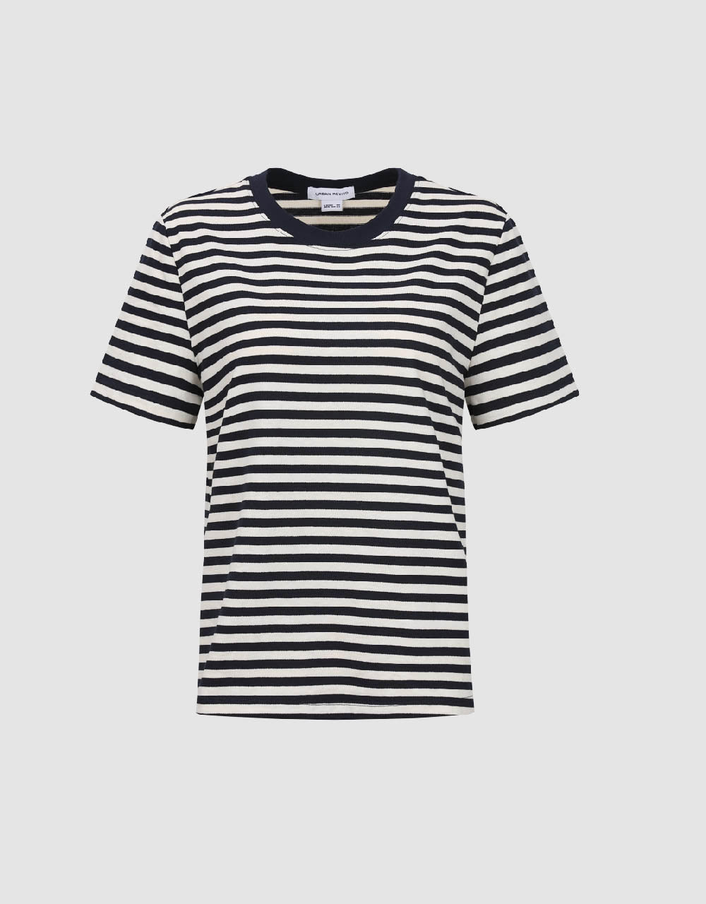 Striped Crew Neck Loose T-Shirt