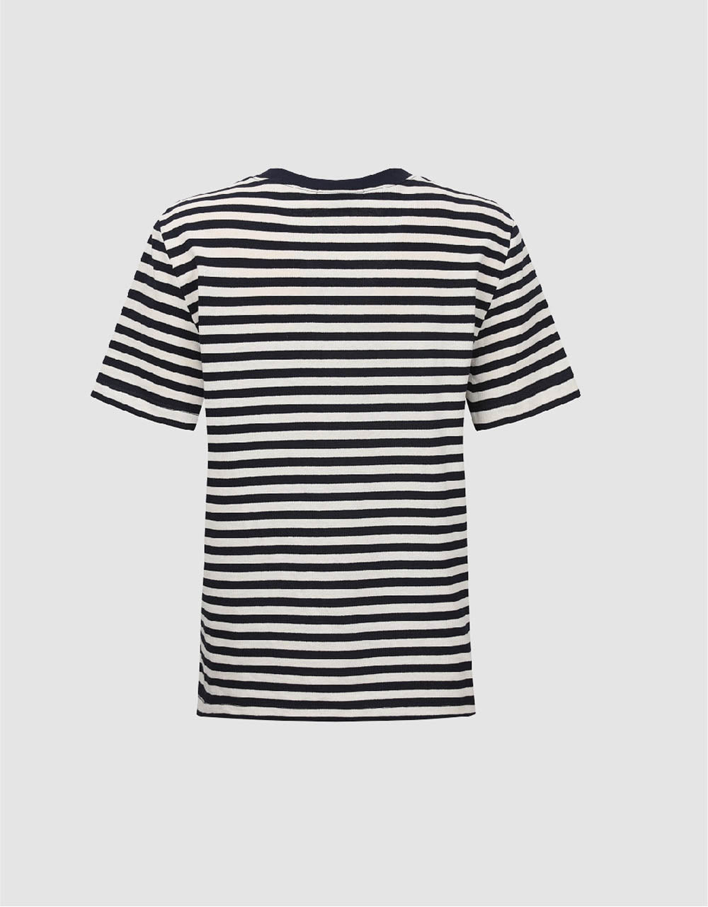 Striped Crew Neck Loose T-Shirt