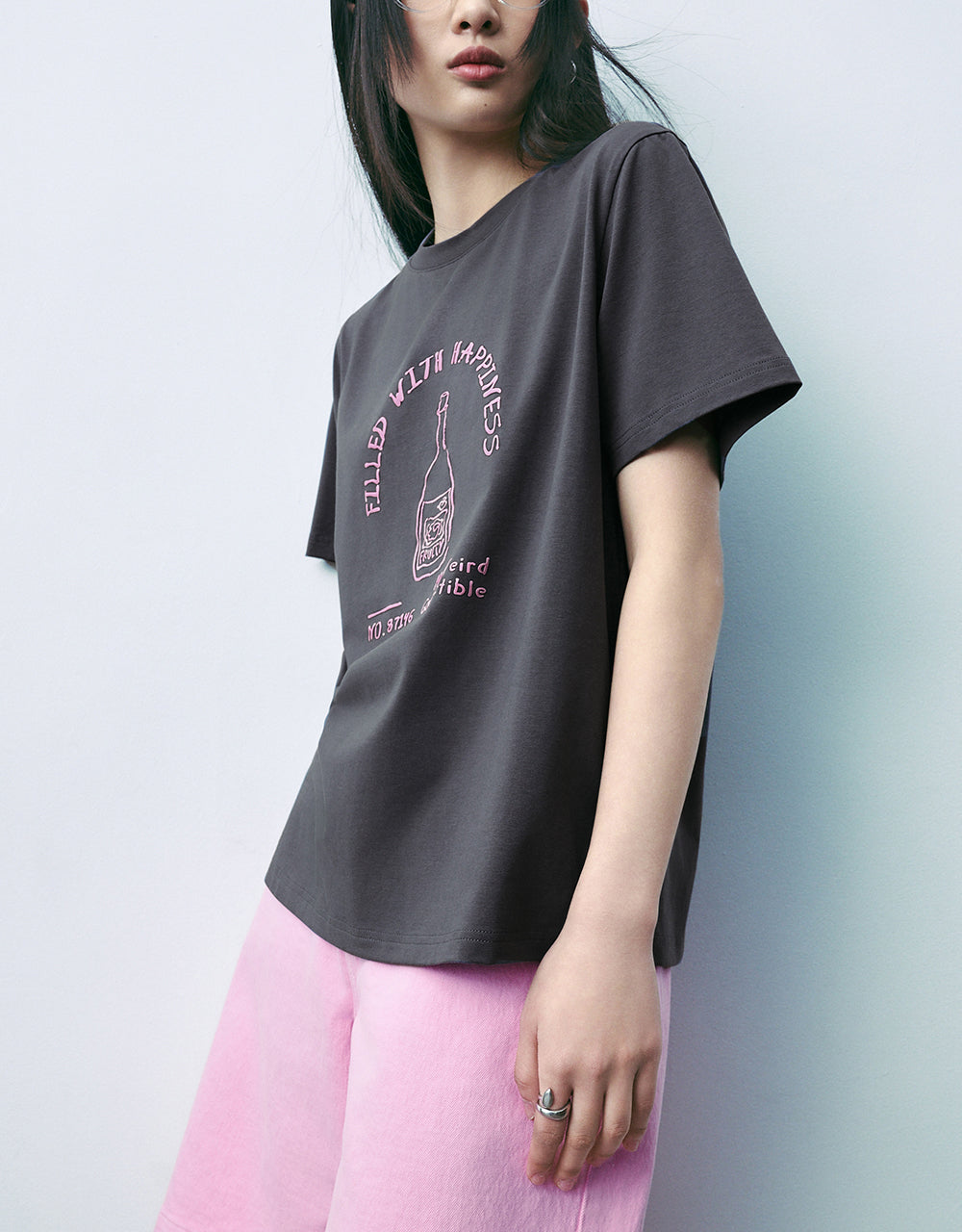 Printed Crew Neck T-Shirt