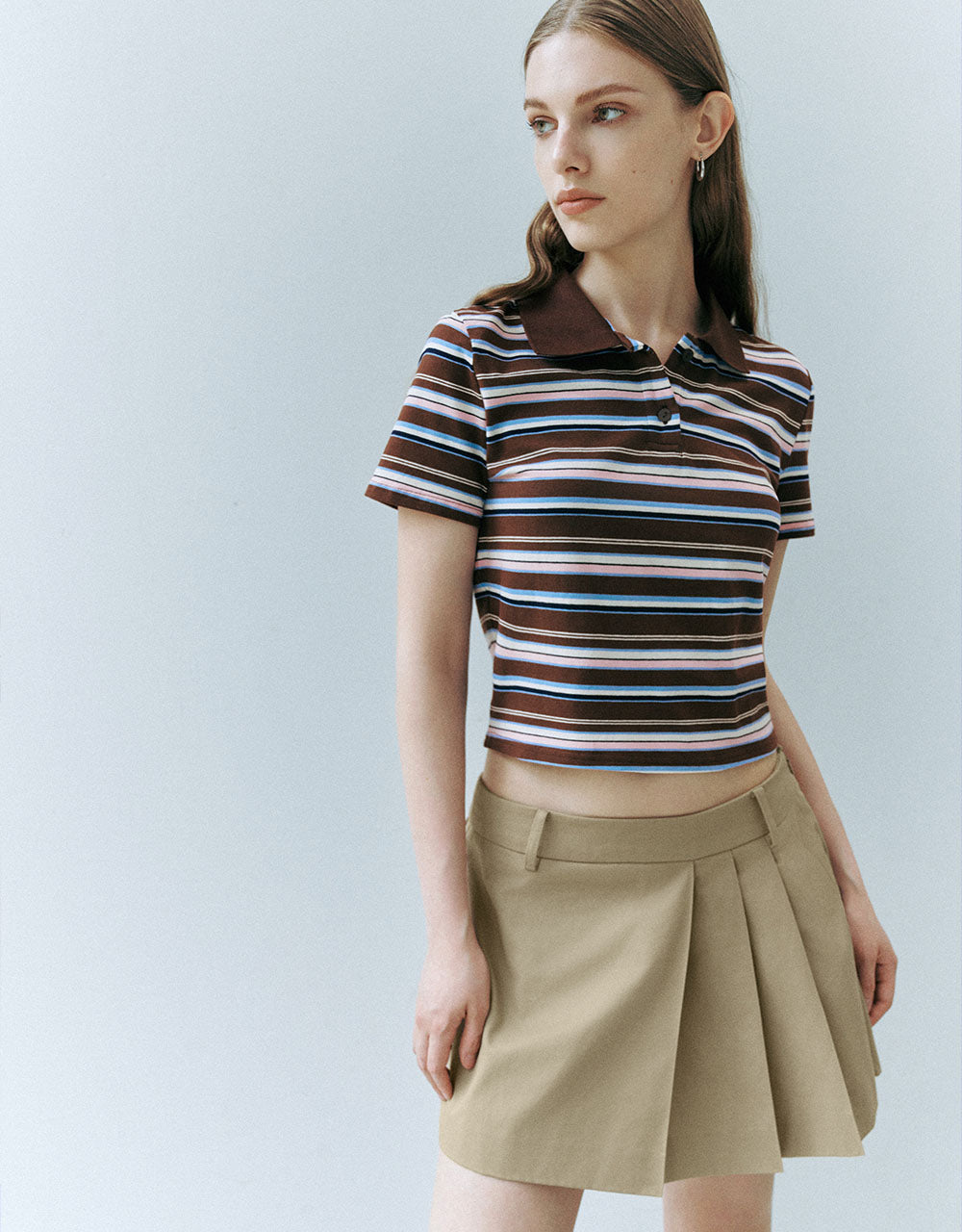 Striped Knitted T-Shirt