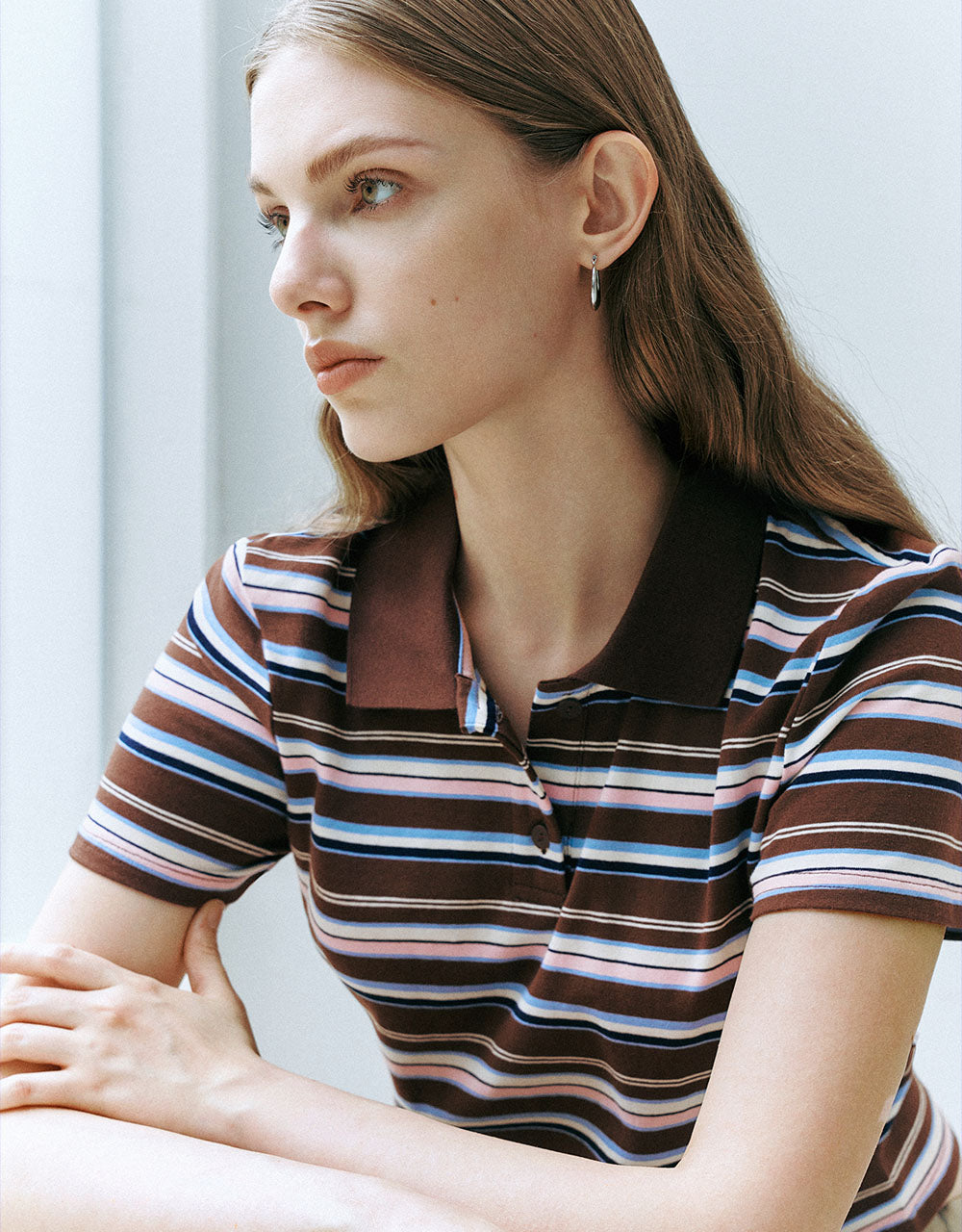 Striped Knitted T-Shirt