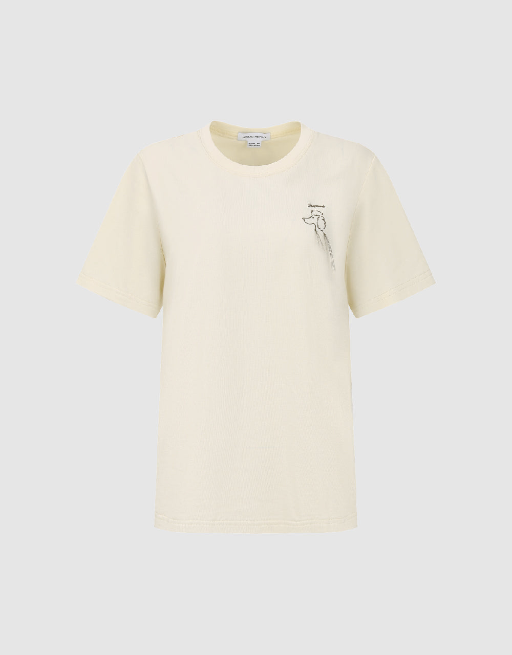 Crew Neck Straight T-Shirt