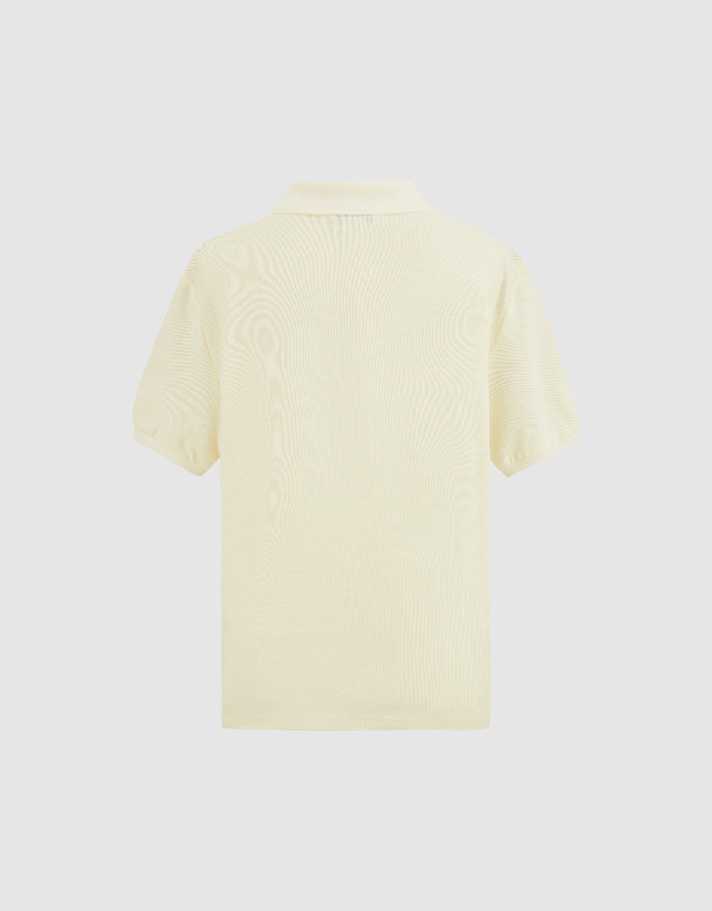 Button Half Placket Strtaight T-Shirt