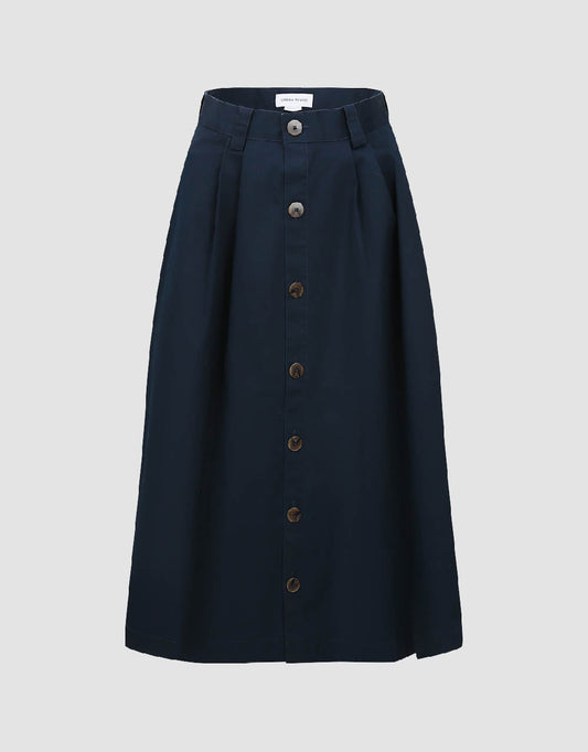 Midi A-Line Skirt