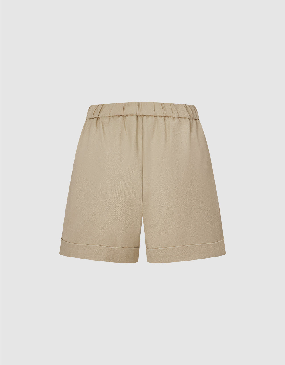 Rolled Up Hem Loose Shorts