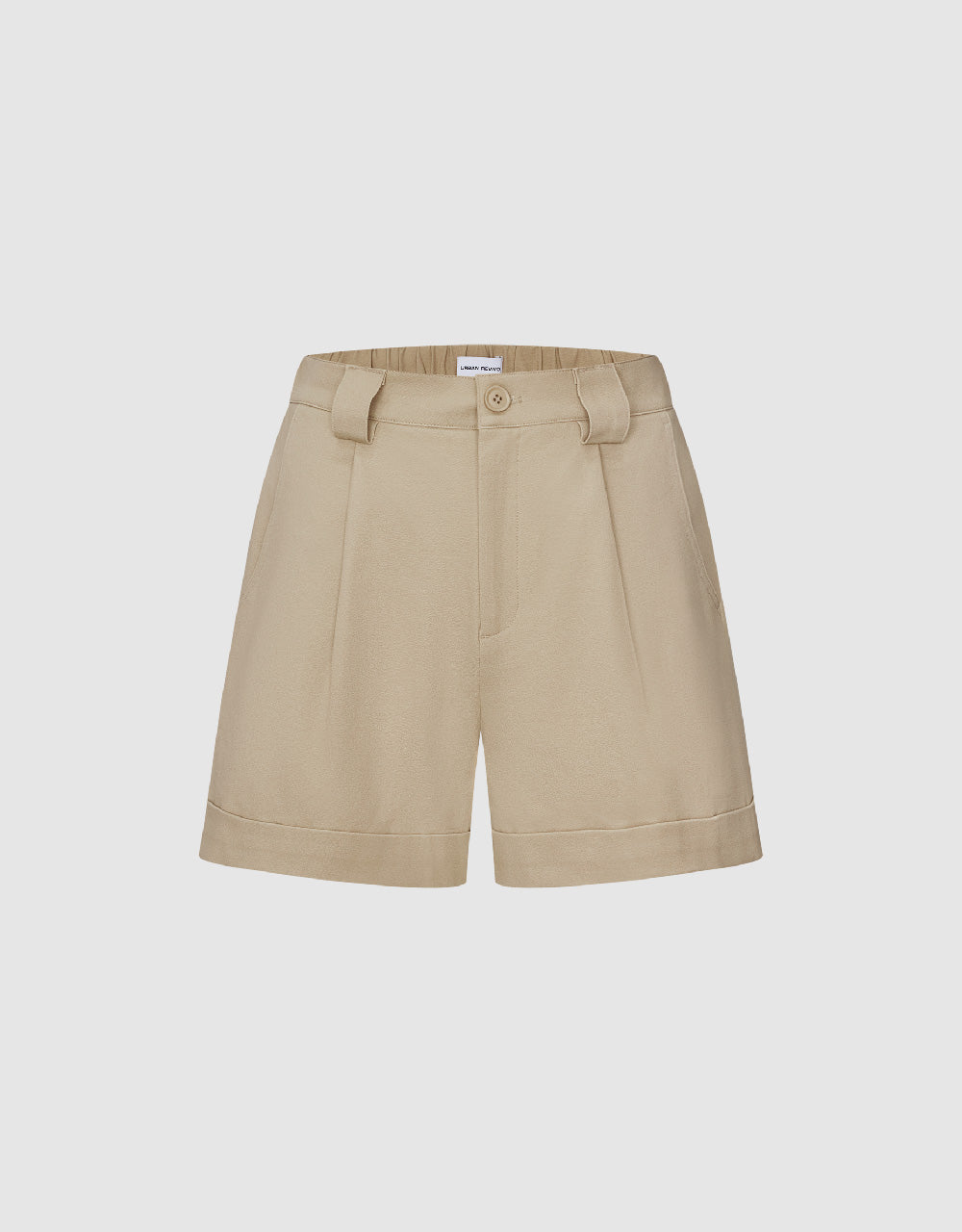 Rolled Up Hem Loose Shorts