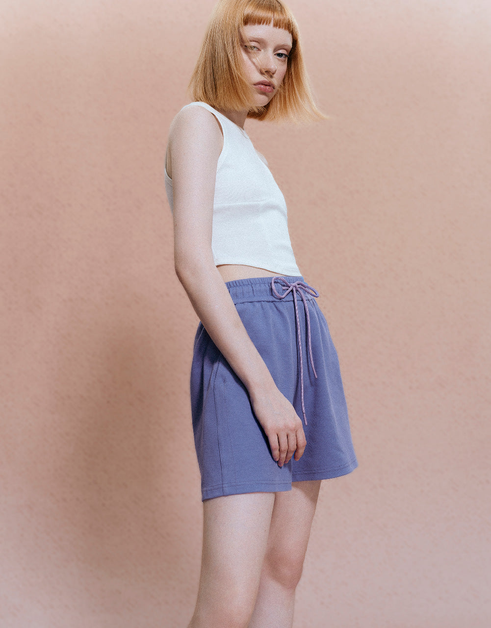 Drawstring Waist Shorts