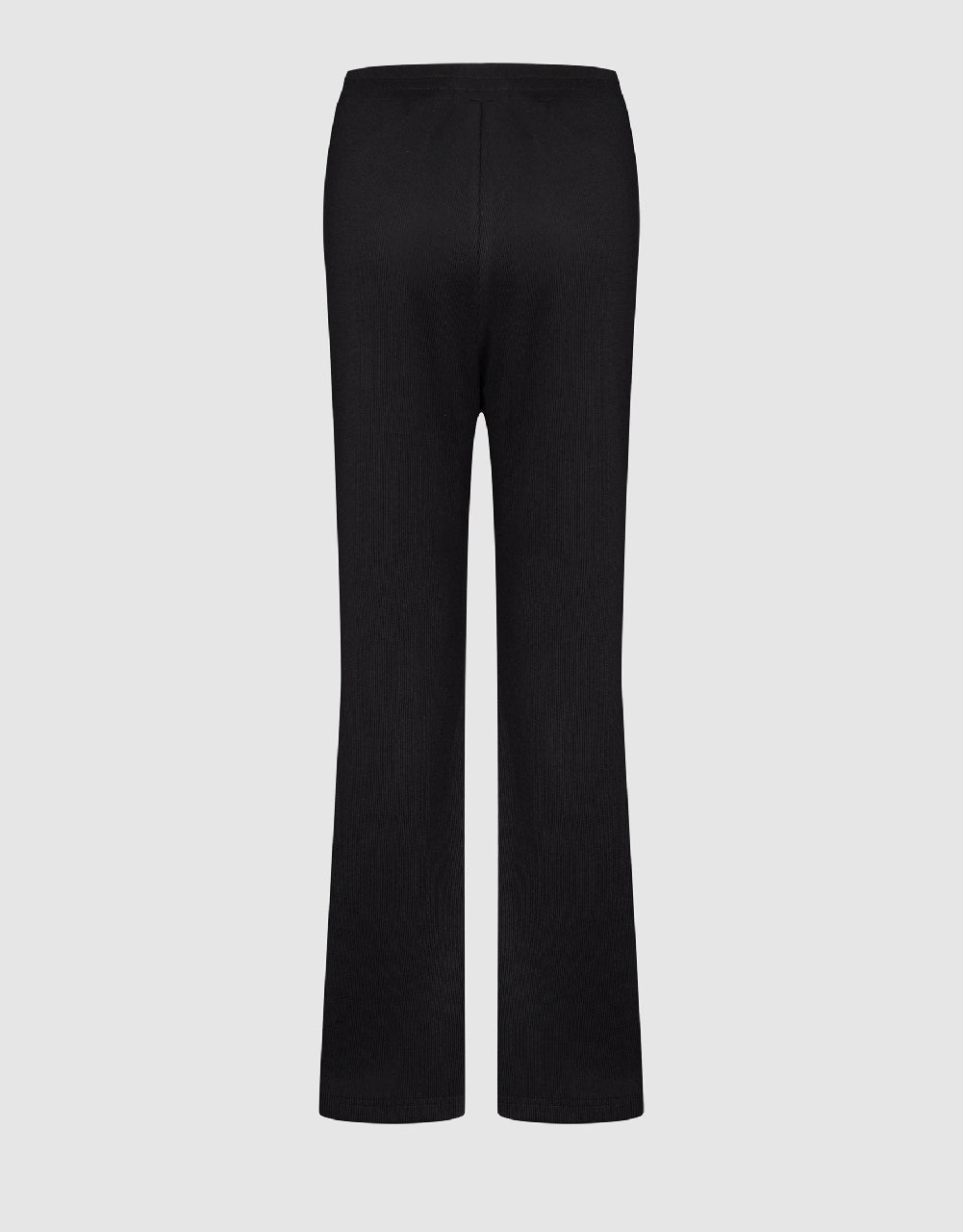 Elastic Waist Knitted Flare Pants