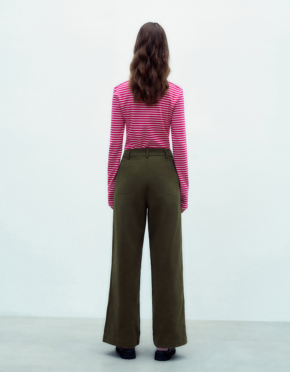 Tailored Wide-Leg Pants