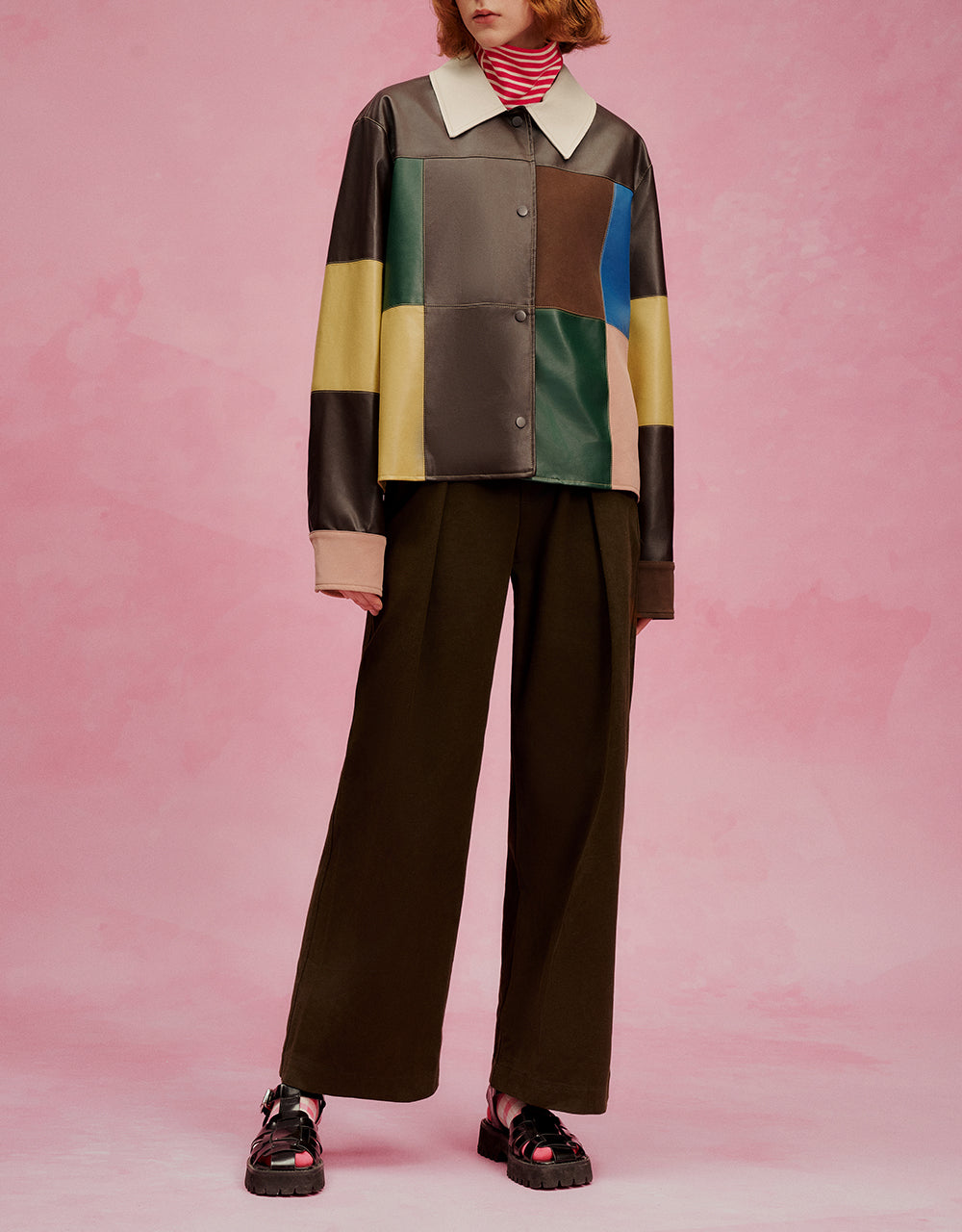 Loose Wide-Leg Pants